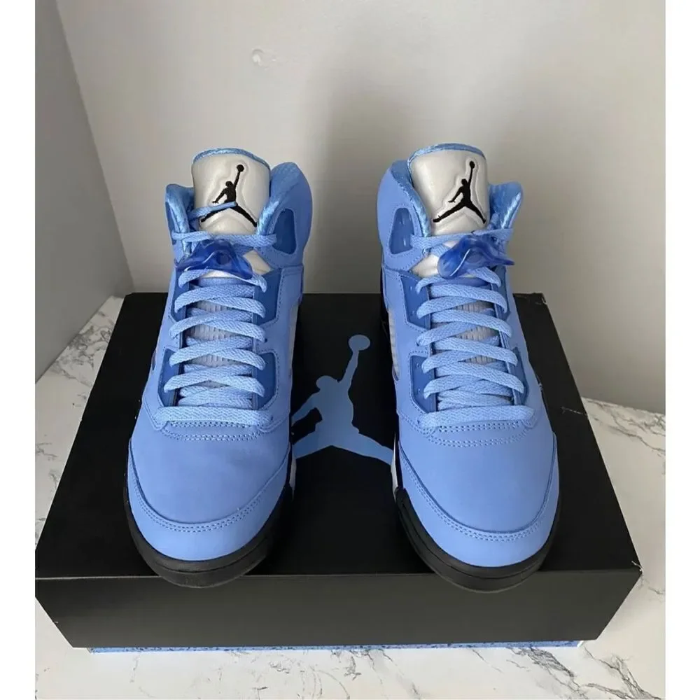 Nike Air Jordan 5 Retro SE UNC University Blue DV1310-401 Fashion Shoes size 10